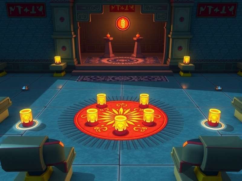 Mystical Temple Wander VR Puzzle Solving