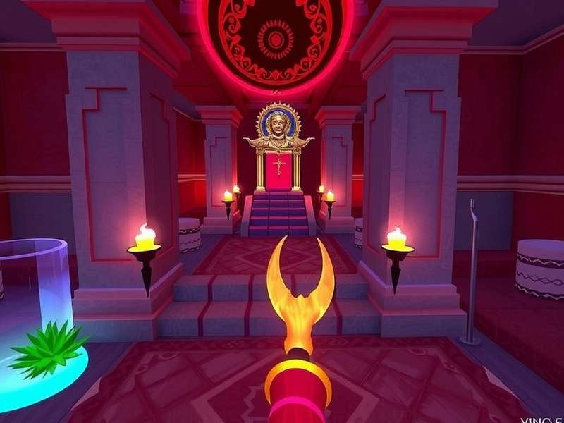 Mystical Temple Wander VR Gameplay Screenshot